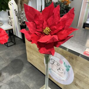 POINSETIA GEANT ARTIFICIEL